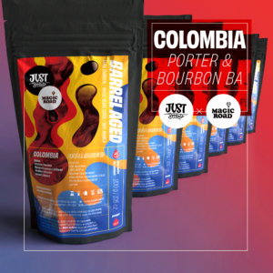 Kawa ziarnista z Kolumbii Barrel Aged